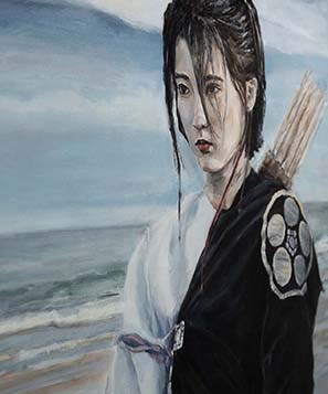 archer Japanese painting