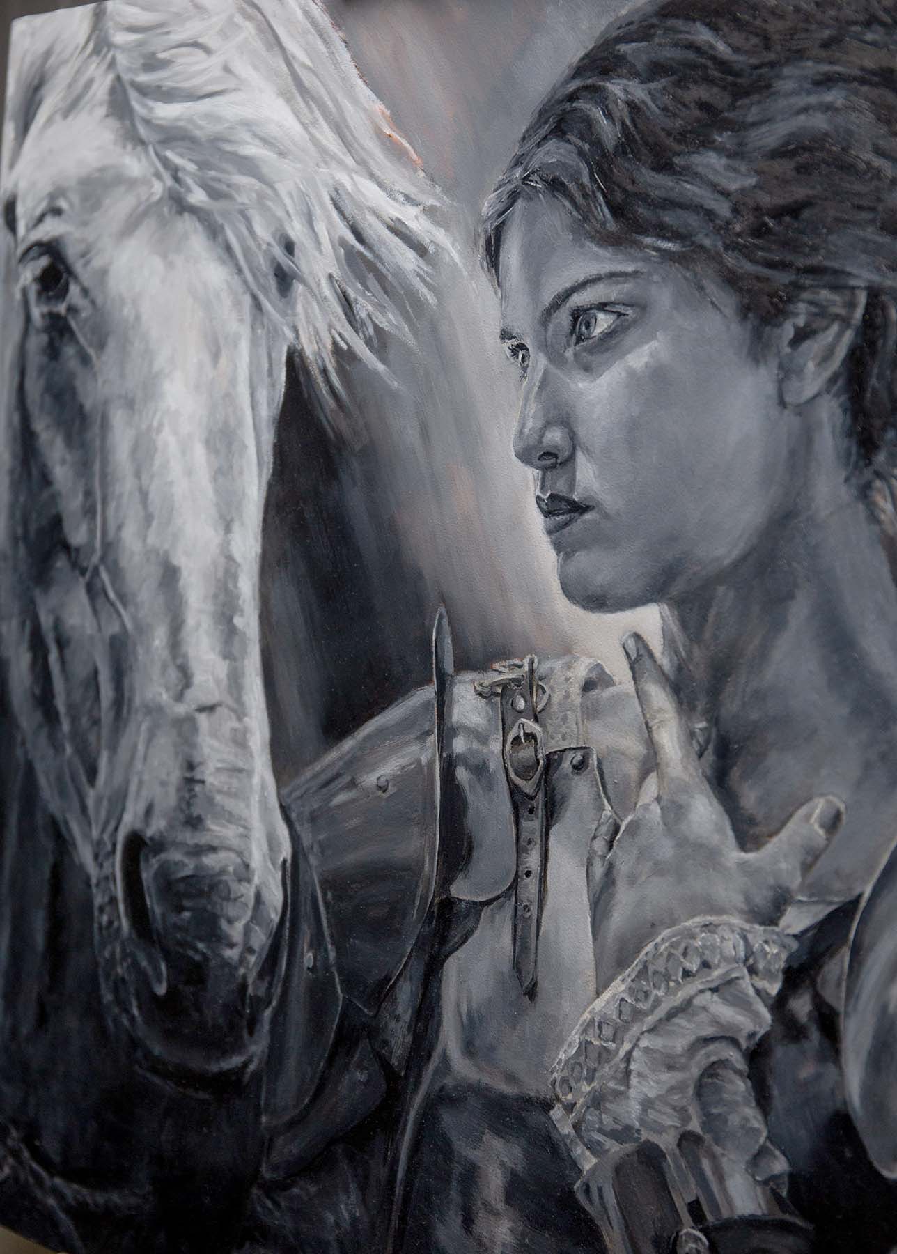 Paladin with horse detail 2